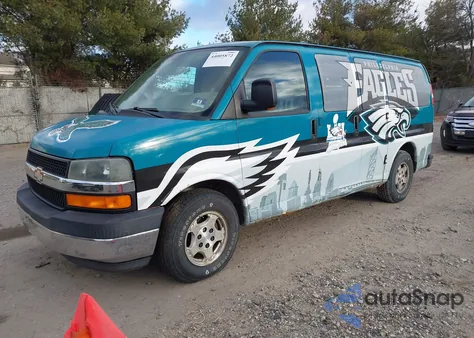 2006 Chevrolet Express Ls из США, поврежденный, VIN 1GNFH15T261132926